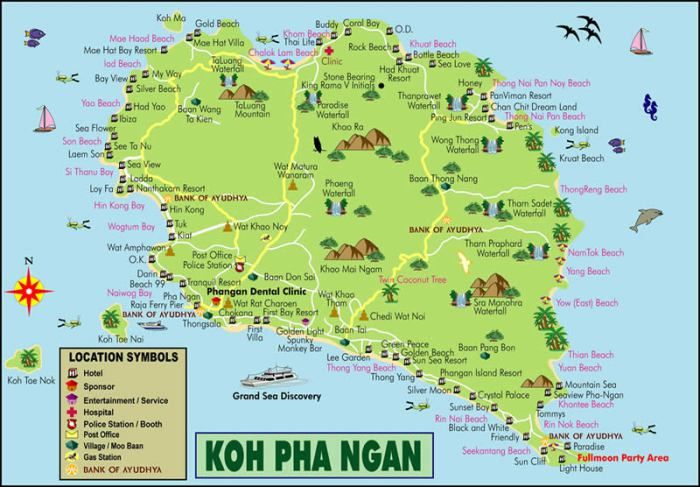 Isla de Ko Pha Ngan - Tailandia - Asia